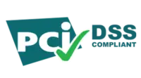 PCI DDS Compliant badge